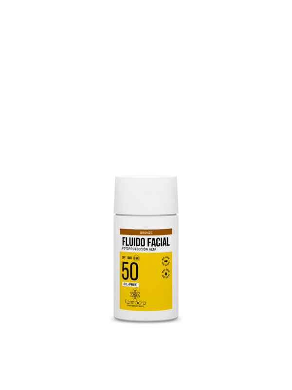 Fluido Facial Spf 50 Bronze  Textura Oil-Free 50 Ml  Nan