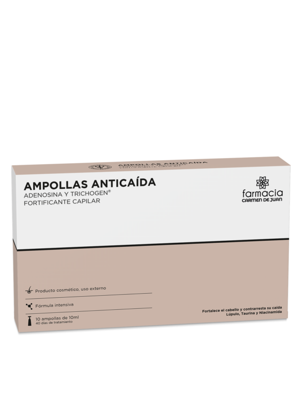 Ampollas Anticaída  Adenosina Y Trichogen® 10 X 10 Ml