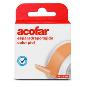 ESPARADRAPO ACOFAR TEJIDO COLOR PIEL 5 X 2.5 CM