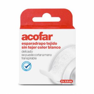 ESPARADRAPO ACOFAR TEJIDO SIN TEJER BLANCO 5 X 2