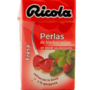 RICOLA PERLAS SIN AZUCAR FRESA 25 G