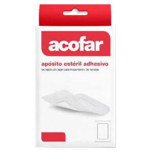 APOSITO ESTERIL TEJIDO SIN TEJER ADHESIVO ACOFAR 10 APOSITOS 7,2 cm x 5 cm