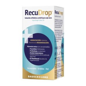 RECUDROP SOLUCION OFTALMICA PARA OJO SECO 1 BOTE 10 ml